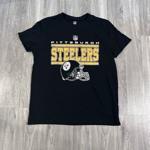 NFL Pittsburgh Steelers Black T-Shirt - Size M